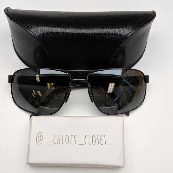 🕶️Maui Jim MJ776-02S WHITEHAVEN Polarized Sunglasses /EUB405🕶️ - Picture 1 of 9